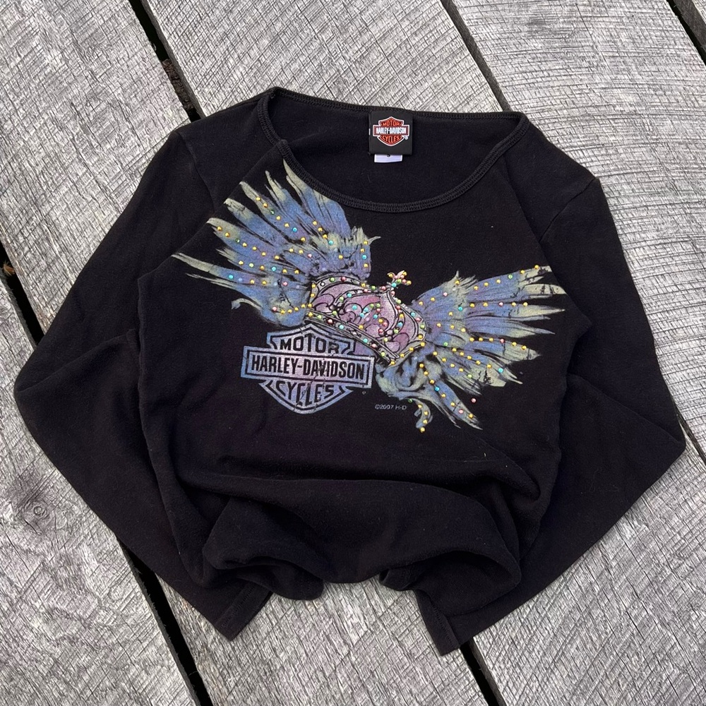Vintage Harley Davidson Long Sleeve Shirt